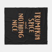 Trumpkin Spice Nice Fleece Deken (Voorkant (Horizontaal))
