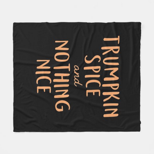 Trumpkin Spice Nice Fleece Deken (Voorkant (Horizontaal))