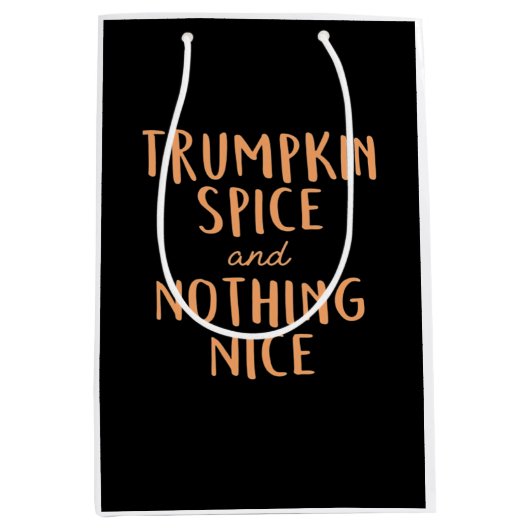 Trumpkin Spice Nice Medium Cadeauzakje (Voorkant)