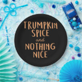 Trumpkin Spice Nice Papieren Bordje (Feest)