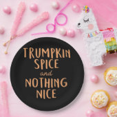 Trumpkin Spice Nice Papieren Bordje (Feest)