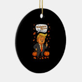 Trumpkin Spice Seizoen Classic Keramisch Ornament (Rechts)