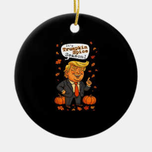 Trumpkin Spice Seizoen Classic Keramisch Ornament