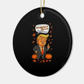 Trumpkin Spice Seizoen Classic Keramisch Ornament (Links)