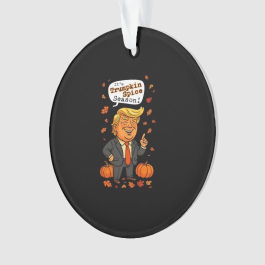 Trumpkin Spice Seizoen Classic Ornament (voorkant)