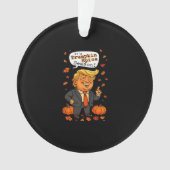 Trumpkin Spice Seizoen Classic Ornament (voorkant)