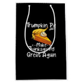 Trumpkin taart maken Thanksgiving weer geweldig ho Medium Cadeauzakje (Voorkant)