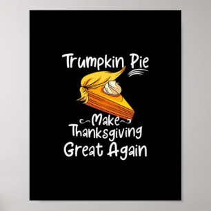 Trumpkin taart maken Thanksgiving weer geweldig ho Poster