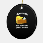 Trumpkin taart maken Thanksgiving weer geweldig Keramisch Ornament (Links)