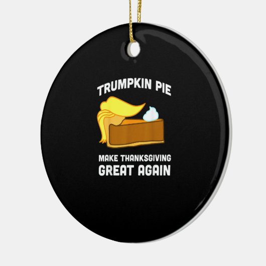 Trumpkin taart maken Thanksgiving weer geweldig Keramisch Ornament (Links)