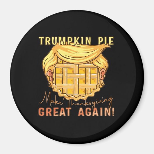 Trumpkin taart maken Thanksgiving weer geweldig!!  Magneet (Voorkant)