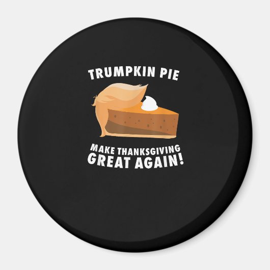 Trumpkin taart maken Thanksgiving weer geweldig Magneet (Voorkant)