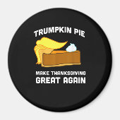 Trumpkin taart maken Thanksgiving weer geweldig Magneet (Voorkant)