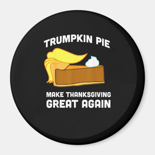 Trumpkin taart maken Thanksgiving weer geweldig Magneet (Voorkant)