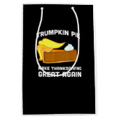 Trumpkin taart maken Thanksgiving weer geweldig Medium Cadeauzakje (Voorkant)