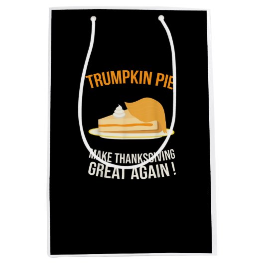Trumpkin taart maken Thanksgiving weer geweldig po Medium Cadeauzakje (Voorkant)