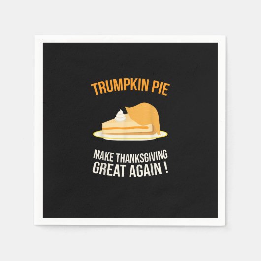 Trumpkin taart maken Thanksgiving weer geweldig po Servet (Voorkant)