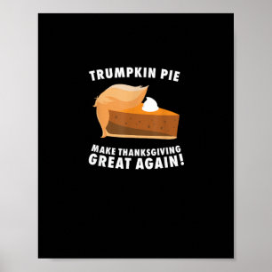 Trumpkin taart maken Thanksgiving weer geweldig Poster