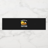 Trumpkin taart maken Thanksgiving weer geweldig Waterfles Etiket (Enkel label)