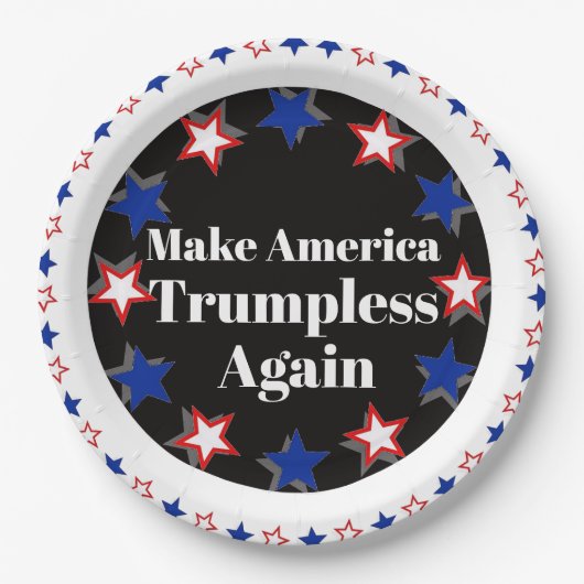 Trumpless Paper Plate Papieren Bordje (Voorkant)