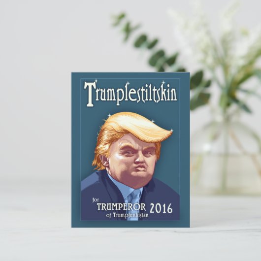 Trumplestillaat Briefkaart (Staand voorkant)