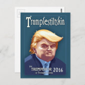 Trumplestillaat Briefkaart (Voorkant / Achterkant)