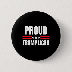 Trumplican Grappige Donald Trump Republikeins Cons Ronde Button 5,7 Cm