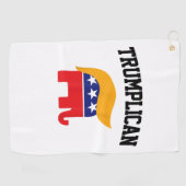 Trumplican Trump-aanhangers Golfhanddoek (Horizontaal)