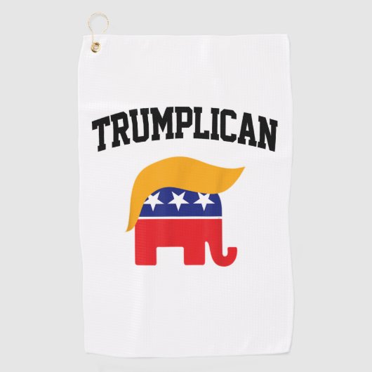 Trumplican Trump-aanhangers Golfhanddoek (Voorkant)