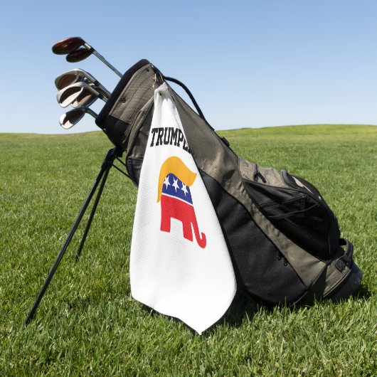 Trumplican Trump-aanhangers Golfhanddoek (Groen)