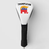 Trumplican Trump-aanhangers Golfheadcover (Voorkant)