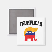Trumplican Trump-aanhangers Magneet (Voorkant / Achterkant)