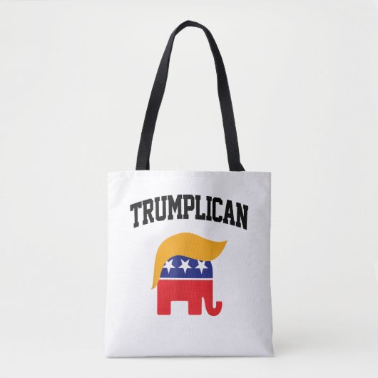 Trumplican Trump-aanhangers Tote Bag (Voorkant)