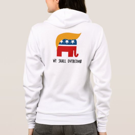 Trumplican - We zullen overhalen Hoodie (Achterkant)