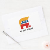 Trumplican - We zullen overhalen Rechthoekige Sticker (Envelop)