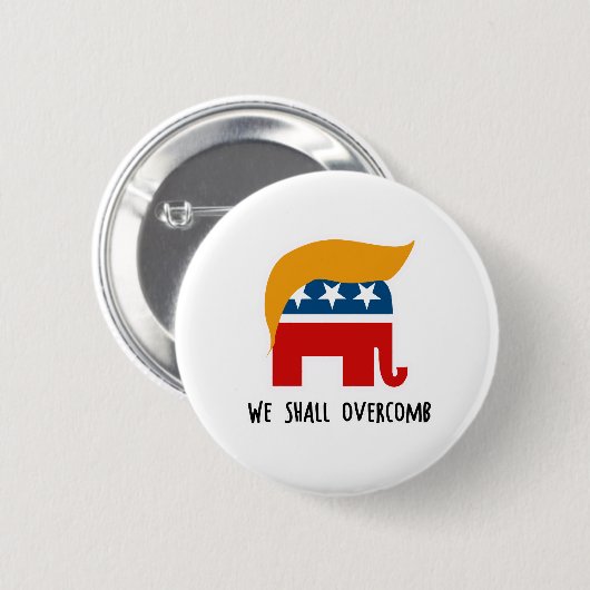 Trumplican - We zullen overhalen Ronde Button 5,7 Cm (Voorkant /achterkant)
