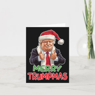 Trumpmas - Kerstman Donald Trump Kaart