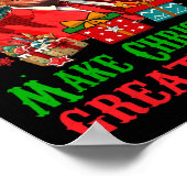 Trumpmas maken kerst weer geweldig Kerstman doen Poster (Hoek)