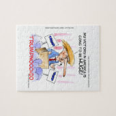 Trumpnocchio Funny Donald Trump Items Legpuzzel (Horizontaal)