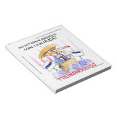 Trumpnocchio Funny Donald Trump Items Notitieblok (Schuin)