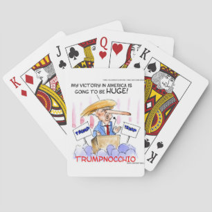 Trumpnocchio Funny Donald Trump Items Speelkaarten