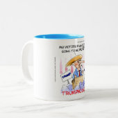 Trumpnocchio Grappige Donald Trump Mok (Voorkant links)