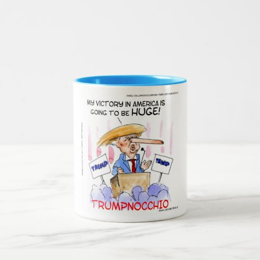 Trumpnocchio Grappige Donald Trump Mok (Center)