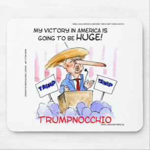 Trumpnocchio Grappige Donald Trump Spullen Muismat