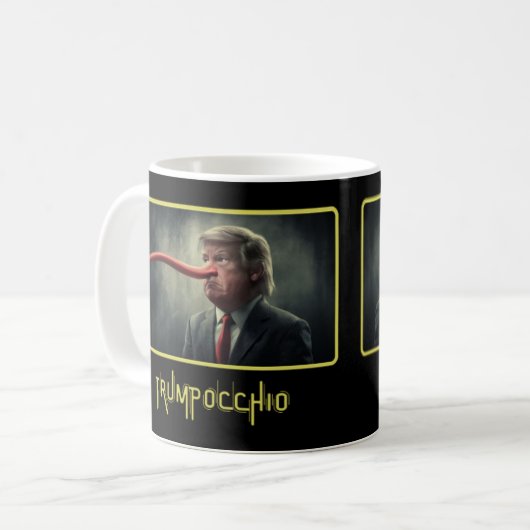 Trumpocchio Mug Koffiemok (Voorkant links)
