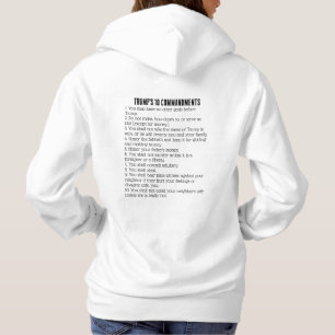 Trumps 10 geboden hoodie
