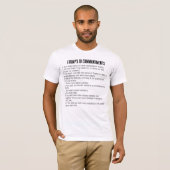 Trumps 10 geboden t-shirt (Voorkant volledig)