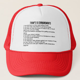 Trumps 10 geboden trucker pet