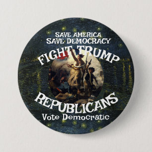 Trumps 2030 2031 Republikeinse Partij 2032 2033 20 Ronde Button 7,6 Cm