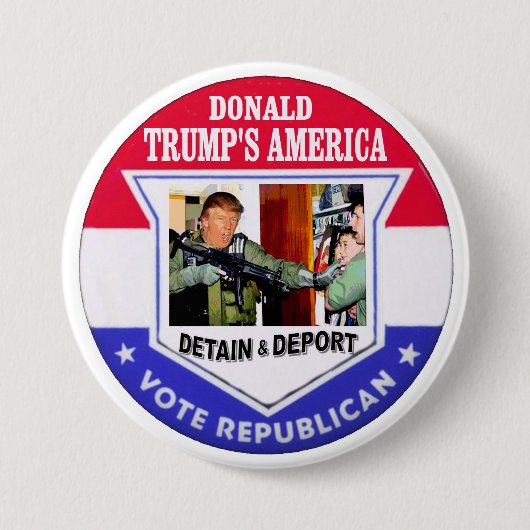 Trump's America Ronde Button 7,6 Cm (Voorkant)